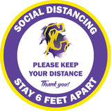 Custom Social Distancing Floor Decals (100 pieces)