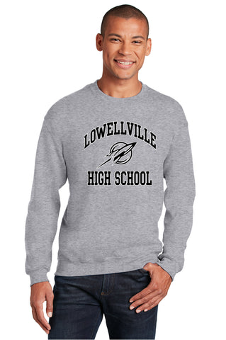 Grey High School Crewneck Sweatshirt