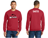 Mathews Soccer Crewneck Sweatshirt Red
