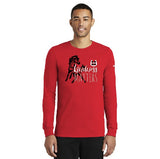 Kindness Matters Nike Dri-fit Long Sleeve Tee Red